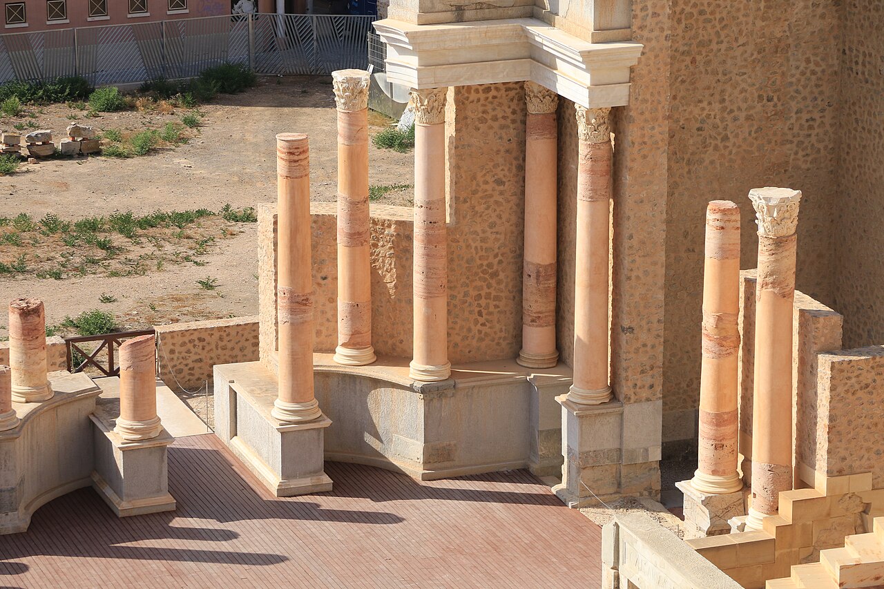 Roman Theatre of Cartagena — landmark for tourist photography sessions